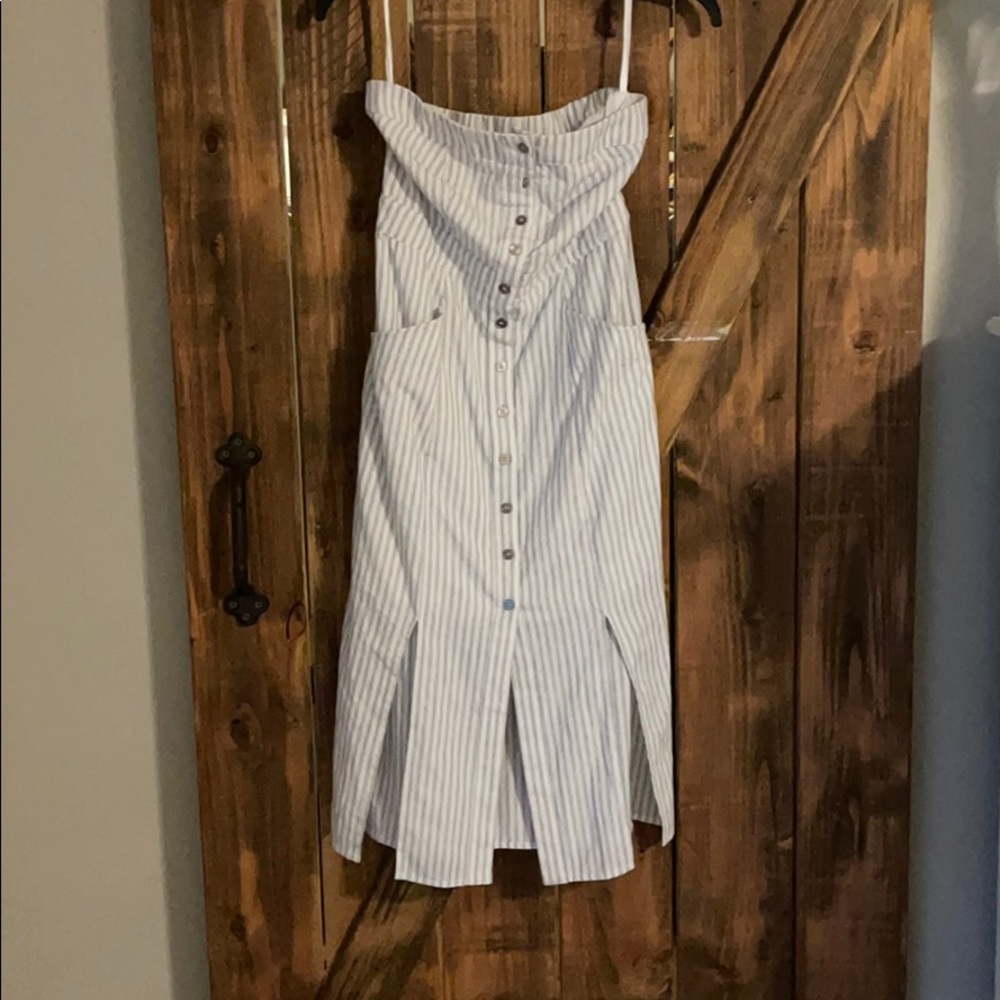 Aakaa Strapless Dress